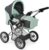 Bayer Chic 2000 – Cochecito para muñecas Leni, 2 en 1 con Bolsa de Transporte extraíble, Color Gris Oscuro, Menta, 560-67