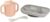 BÉABA, Set de Vajilla de Silicona para Comida de Bebé, Set de Aprendizaje, 3 piezas, Plato Compartimentado + Taza + Cuchara, Silicona Saludable y Duradera, Apto para Lavavajillas, Microondas, Rosa