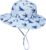 Bebe Sombrero Sol Gorro Verano Proteccion UPF 50 Gorro Pescador Playa con Correa Ajustable para Niña Niños 1-5 Años, Unicornio Dinosaurio