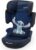 Bebeconfort Disney RoadSafe i-Size, Asiento Elevador Coche Respaldo, 3,5-12 años (100-150 cm), Silla Coche Stitch, Instalación Cinturón Seguridad, 14 Posiciones Reposacabezas, Authentic Stitch