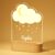 Bemaystar Lampara Personalizada con Nombre – Lámpara 3D de Acrílico Estrella, Regalos para Bebes Recien Nacidos y Bautizo de Niño