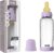 BIBS Boheme Baby Glass Bottle 240 ml. Anticólicos. Tetina redonda de látex de caucho natural. Favorece la lactancia natural – Violet Sky