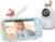 BOIFUN Monitor de vídeo para bebé, cámara de 360°, detección de sonido, 720P IPS pantalla de 5.0 pulgadas, para niños/recién nacidos, modo VOX, visión nocturna, batería recargable de 3050 mAh,