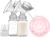 Bomba de leche eléctrica,Bomba eléctrica portátil para enfermería – Extractores de leche materna recargables con 2 botellas de leche | Múltiples modos, extractores de leche de bajo ruido para madres p