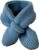 Bufanda de lana de punto para niños, versátil, cruzada, para bebé, invierno, gruesa, elástica, suave, color sólido, unisex, cálida, resistente al frío, anti-shr