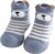 Calcetines con Suela de Goma Bebe Calcetines Primeros Pasos Bebe Calcetines Antideslizantes de Algodón para Bebé Niño Niña Calcetines Antideslizantes de Algodón con Estampado