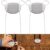 Cerraduras de Seguridad para Niños, 2 piezas, en Blanco, utilizable para manijas de casilleros de 9-18 cm, Bloqueo de Seguridad para Manijas de Casilleros, Puertas, Protector sin perforar y adhesivo