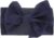 Cinta para el pelo para bebé, niña con arco, turbante para el pelo, cinta para el pelo recién nacido, diadema elástica, accesorio para el pelo para 0 – 36 meses, niños pequeños recién nacidos, azul