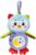 Clementoni- Good Night Owl – Peluche para bebé Interactivo, Nocturna, Luces y Sonidos, Juguete para niños de 0 a 36 Meses, Multicolor, Small (17801)
