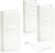 COM-FOUR® 3x Humidificador de aire calefacción – Humidificador de aire de radiador con patrón de corazón – Agua radidador de cerámica – 320 ml (corazón blanco)