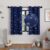 Encasa Cortinas de Apagón Impresas 113×137 cm, 2 Pc | Foil de Plata Marina Estrella Diseño I Room Darking – Bloques 85% Light | Reducción de Sonido y Calor para el Dormitorio Que Lavaba