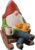 Estatua de gnomos de jardín de café para beber, decoración de silla mecedora, gnomos de jardín, adorno para interiores y exteriores, hogar, patio, césped, exterior