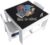 EUGAD Juego de Mesa y 2 Sillas Infantiles Grupo de Asientos para Niños Muebles de Madera y MDF para Niños con Espacio de Almacenamiento Gris + Blanco 0001ETZY