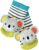 Fehn Koala Calcetines de Sonajero para Bebé, Calcetines de Bebé con Función de Sonajero, Calcetines para Promover Habilidades Motoras, Ropa de Bebé Óptima como Primeros Calcetines