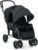 GOPLUS Carrito Gemelar, Silla de Paseo para Gemelos con Respaldo Ajustable, Toldo y Cinturón de Seguridad de 5 Puntos, Cochecito Doble Plegable para Bebés de 0-3 Años (Negro)