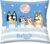 Halantex Bluey BY8527C – Cojín Decorativo de Doble Cara (40 x 40 cm), diseño con Licencia Original
