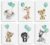 Hambient Laminas Infantiles para Cuadros Habitacion Bebe Decoracion Niño Niña (21 x 30 cm – Sin Marco, Animales Africa Unisex)
