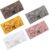 JRYXDS 5 Piezas Bebé Niña Diademas Lazo Hairband Elástica Suave Banda Para Cabeza Para Niñas Bebé Accesorio (Cuero Rosa, Blanco, Amarillo, Gris, Caqui)