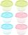 Juego de 6 Recipientes Herméticos para Almacenar Alimentos, Redondo Pequeños Reutilizables, Botes Hermeticos Cocina Con Tapa, Libre de BPA, para Microondas, Lavavajillas y Congelador