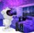 Lámpara Proyector Astronauta Galaxia, luce notturna Galaxy, lampadario a nebbia astronauta LED con timer e telecomando… (coloured)