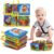 LEADSTAR Libro para Bebés, Libros de Juguetes para Bebés 3 6 12 Meses, Libro de Tela Suave Blandos Educativo y de Aprendizaje para Bebe Recien Nacido Niños 1 2 3 Años