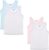 Liabel – Camiseta sin mangas para niño y niña, 100 % algodón puro, hipoalergénico, con costuras cómodas, color blanco