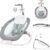 LIONELO Pascal baby bouncer delicadas vibraciones 12 melodías incorporadas con control de volumen ajuste del respaldo barra de juguetes interactivos plegable a tamaño compacto (Grey Scandi)