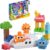 Mega Bloks Levantarse y dormirse Lamparita de Noche con luz quitamiedos, Juguete de Bloques de construcción con Luces y Sonidos, para bebé +1 año (HTH43)