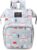 Mochilas de Pañales y Biberones para Bebé, Gran Capacidad Mochila de Cambio Bolsa con Bolsillo Térmico, Multifuncional Mochila Maternidad Impermeable Bolsa de Viaje Organizador