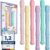 Mordedor Bebe Tubos, juguetes bebes 3-6meses 3 pcs Tubos de Mordedor, Mordedor para Bebé con 3 Juguetes Dentición Silicona y 1 Cepillos de Limpieza (3 PCS)