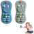 Mordedor Bebe,2 Piezas de Mordedor Bebe Refrigerante de Silicona，Mando Juguete Bebe，Mordedores Bebe de Dentición Sin BPA，Mando de Juguete para Bebe de 3 Meses en Adelante