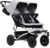 Mountain Buggy Duet V3–6 silver – Carrito gemelar Marino, de lado a lado, con 4 ruedas