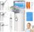 Nebulizador Portatil Bebe Adultos Niños Aerosoles + Jeringa Lavado Nasal Bebe Maquina Inhaladores Vapor Accesorios Malla Vibración Neubolizador Asma Ultrasonico Set Vibratoria Electrico Nebulizers