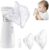 Nebulizador Portatil, Nebulizador Adultos, Nebulizador Niños, con 1 Boquilla y 1 Máscara de Adulto y 1 Máscara de Niño, Velocidad de Atomización Ajustable