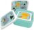 NERTHUS FIH 1327 Fiambreras Apilables para Niños, Set de 3 Contenedores Infantiles sin BPA