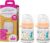 Nip Cool Twister – Enfriador de biberón ncluye 2 x nip biberón de vidrio 120 ml con aspiradora M (Leche)