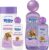 Pack Ricitos de Oro Lavanda&Lechuga Gel-champú 2en1 500 ml + Loción corporal 400 ml + REGALO 2 minitallas viaje 100 ml