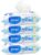 Pack x 4 Toallitas húmedas 100% biodegradables Pingo 80 uds