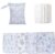 Pañales de tela para bebés, pañales de bebé | Pañales de bebé de tela de lavado ajustable, 4 x forro absorbente y transpirable, manta impermeable con 4 inserciones y 1 para F.