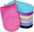 PHOGARY Paquete de 8 Piezas de Manoplas de baño Guantes para lavarse tamaño 15×21 cm de Vellón de Coral Premium, 8 Colores