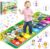 Piano Bebe, Alfombra Musical con 10 Animales, Alfombra Musical Bebe 1 Año, Alfombra de Piano, Juguete Musical Bebe, Niños y Niñas & Regalos de Cumpleaños (110×43cm)