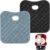 Protectores de asiento de coche para asientos infantiles, 2 unidades, impermeables, para entrenamiento de orinal, protector de asiento de coche para niños pequeños (gris y negro)