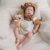 Reborn Boy Muñecas De Silicona De Cuerpo Entero 48 cm Real Baby Feeling Recién Nacido Durmiendo Bebe Posable Lifelike Recién Nacido Realista Baby Dolls Boy con La Alimentación De Juguete
