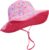 Sombrero de Sol de Verano para Niños Pequeños, Sombrero de Sol para Bebé, Sombrero de Pescador para Niños de ala Ancha con Correas Ajustables, Estampado de Arcoíris para Exteriores para Niñas