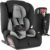 tectake® Silla de coche infantil i-Size, homologada ECE R129, con ISOFIX y Top Tether, arnés 5 puntos, reposacabezas ajustable, para niños desde 15 meses, altura 76-150 cm, acolchado cómodo y lavable