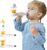 TOP BRIGHT Juguete Montessori 3 en 1 para niños pequeños con silbato, soplado de bolas, bolas flotantes – Juguete sensorial para bebés, habilidades motoras finas, juguetes educativos de aprendizaje