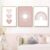 Ueiwffzo Juego de 3 pósteres, imágenes para habitación de niños, niñas, arco iris, imágenes decorativas en lienzo, sin marco (40 x 50 cm)