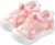UnoSheng Zapatos para niños de verano para niñas y niñas, bebé recién nacido, zapatillas de verano, lindas sandalias de malla transpirable con diseño deslizante, sandalias de senderismo para niños