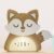 WONDEE Vintiun Regalos Originales, [4 Modelos] Regalos Personalizados de Bebés, Lámpara Personalizada Quitamiedos de Zorro – Cosas/Regalos para Bebés Recién Nacidos Originales 0 1 2 3 4 5 6 7 8 9 años