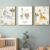 Youihom 3 Cuadros Animales Infantiles Laminas Personalizadas Nombre Bebe Cuadros Infantil Safari León Jirafa Cebra Poster Habitacion Niño Verde Decorativa Bosque Lienzo (YHH010-40x50cm)